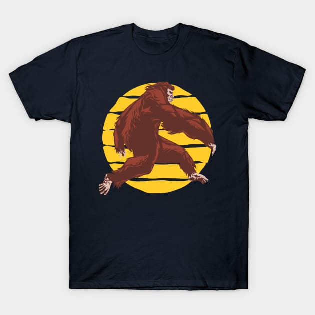 Sassquatch - Badass With An Attitude To Match - Big foot T-Shirt by Crazy Collective